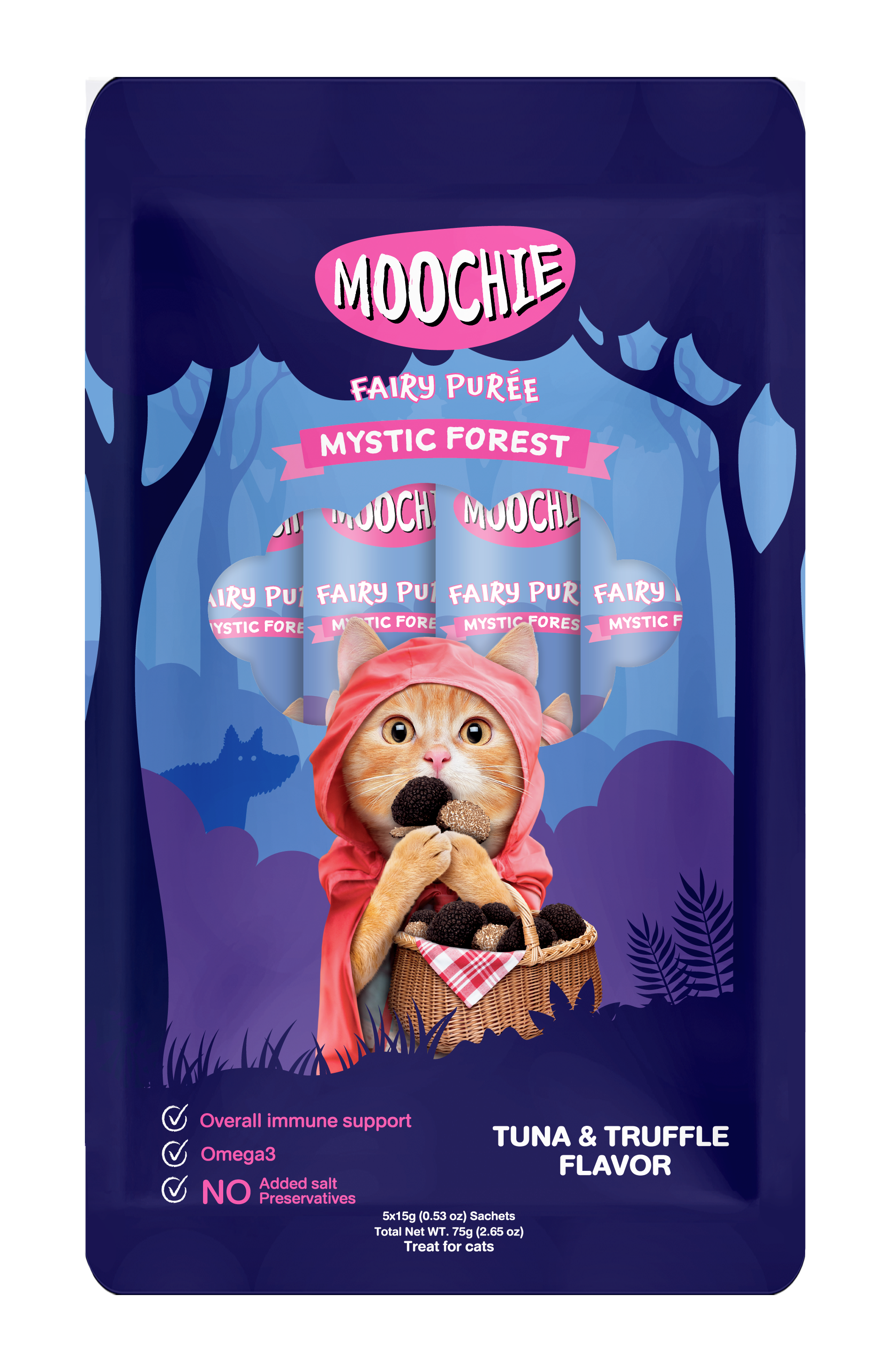 MOOCHIE Mystic Forest TUNA & TRUFFLE FLAVOR 15g Pouch