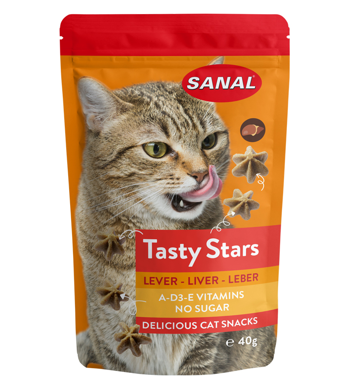 SANAL CAT Tasty Stars Liver 40g