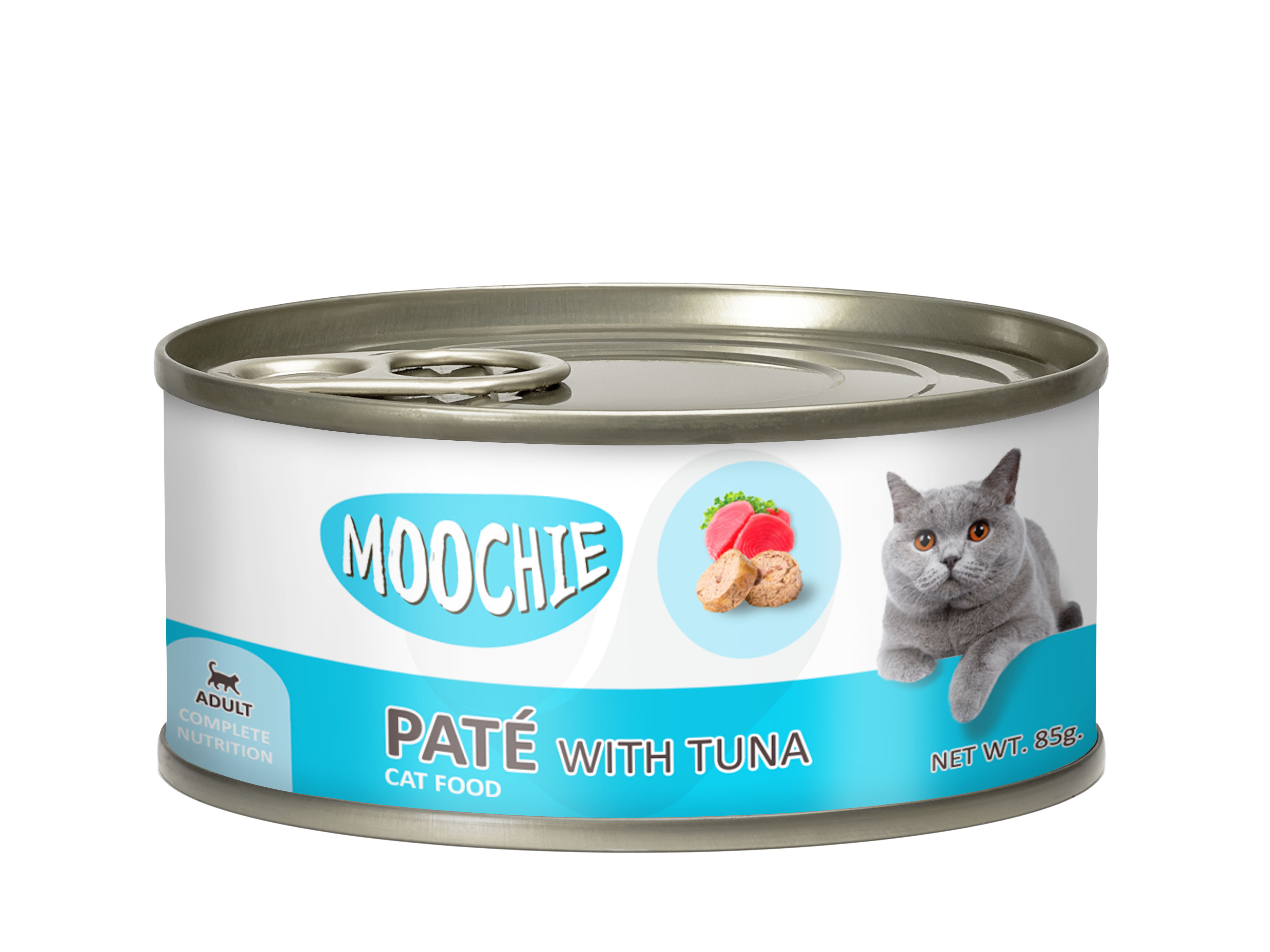 Moochie Adult Loaf With Tuna 85g Can