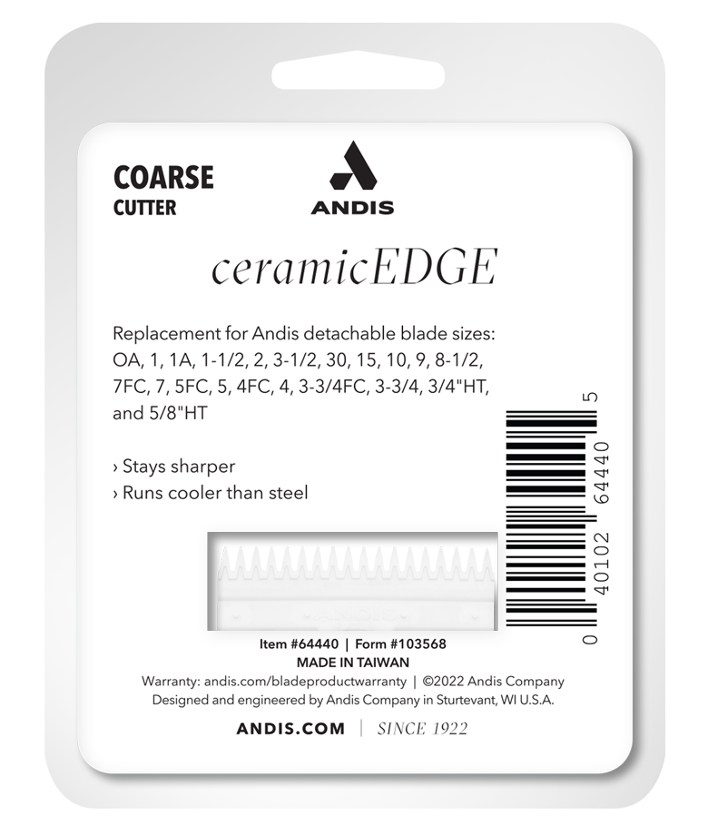 Andis CeramicEdge® Detachable Blade - Coarse Cutter