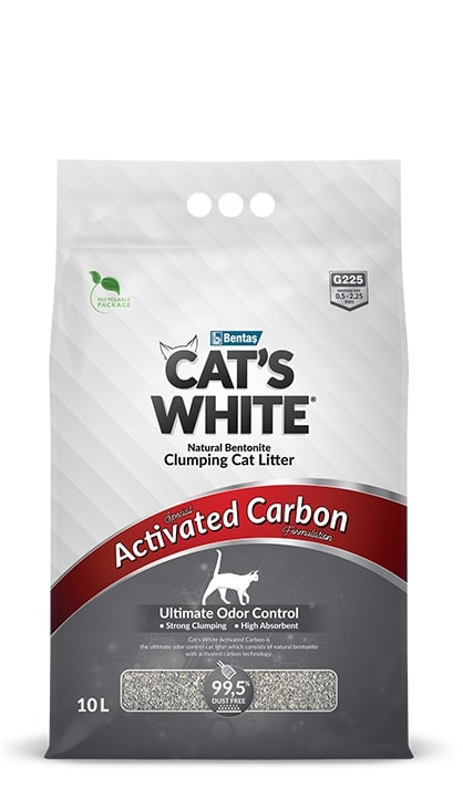 Cats White 10L Activated Carbon