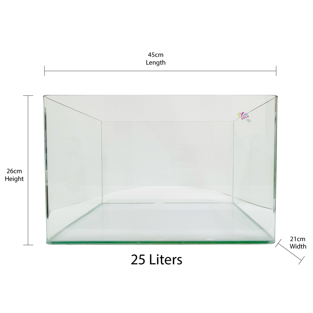 Aqua Viu Curved Glass Tanks - Set of 5 (4MM & 5 MM Glass)