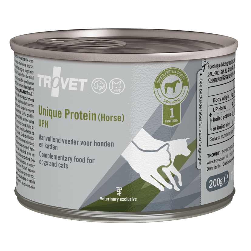 Trovet Unique Protein Horse Dog & Cat Wet Food Can 200g