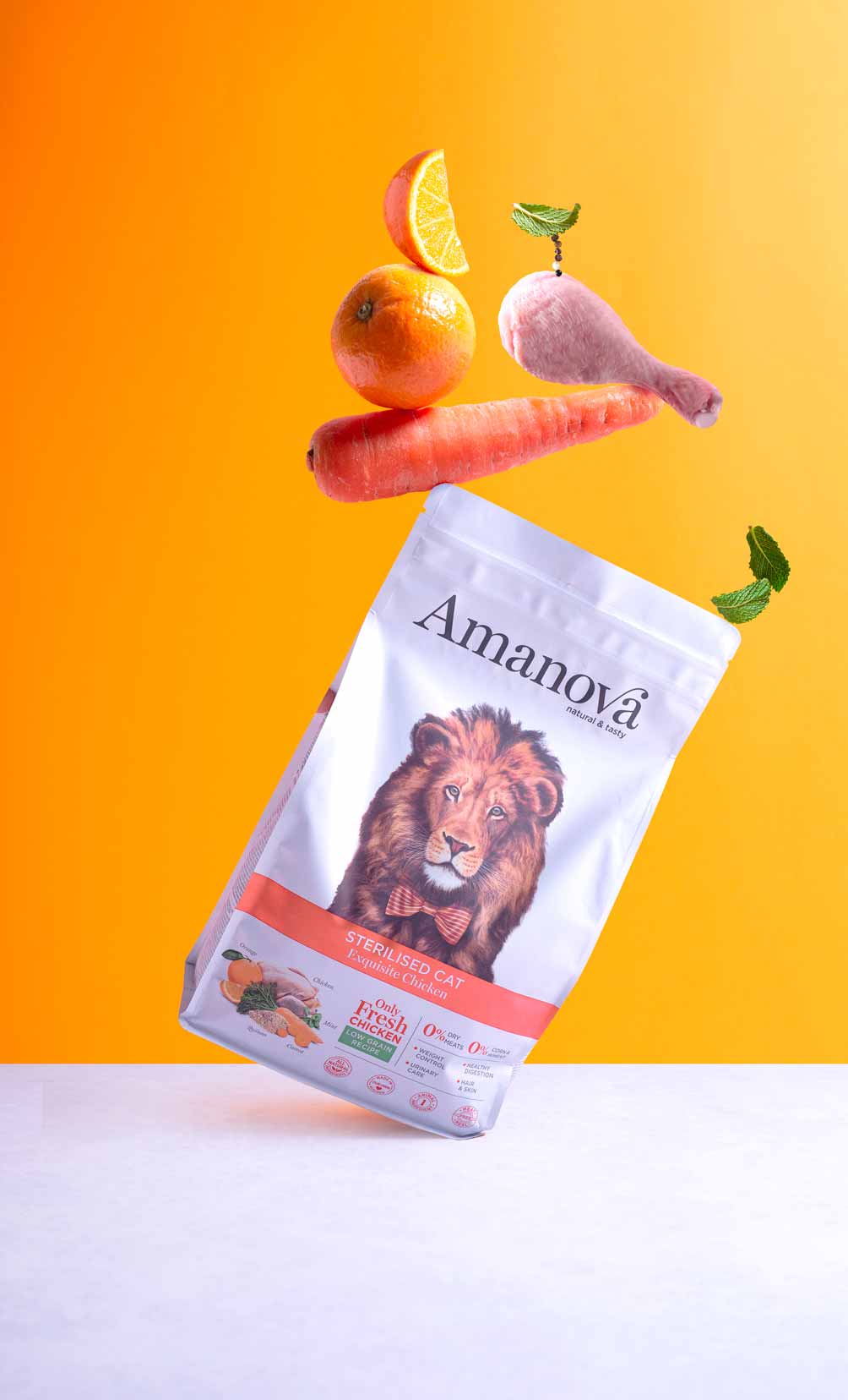 Amanova Dry Sterilized Cat Exquisite Chicken - 300g