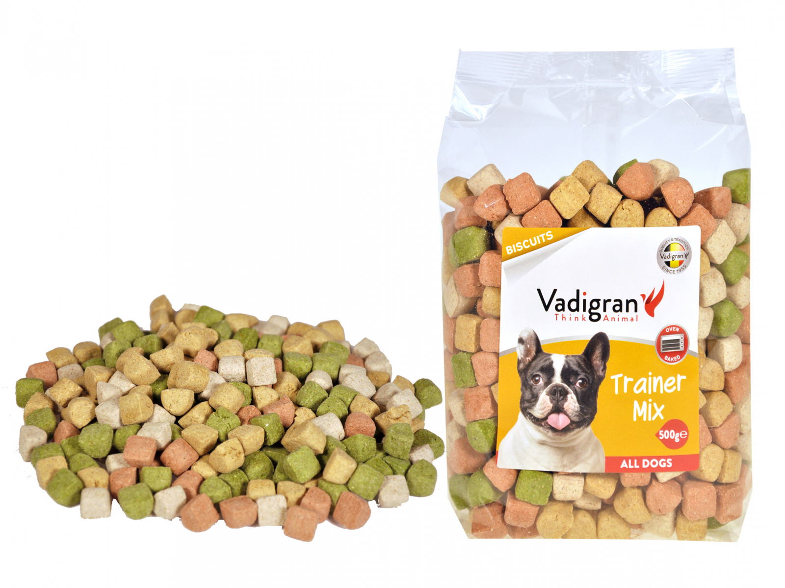 Vadigran Snack dog Biscuits Trainer Mix 500g