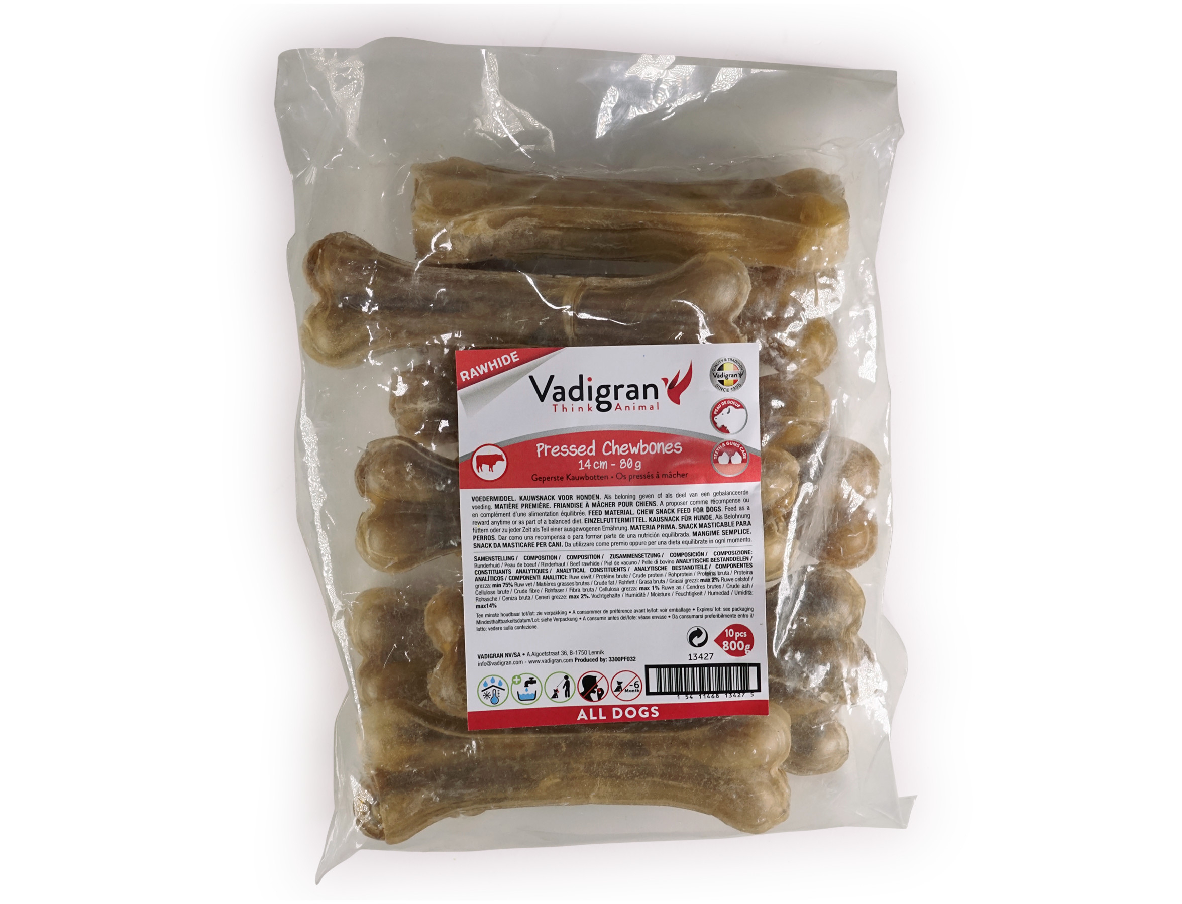 Vadigran Pressed chewing bone 80gr/14cm