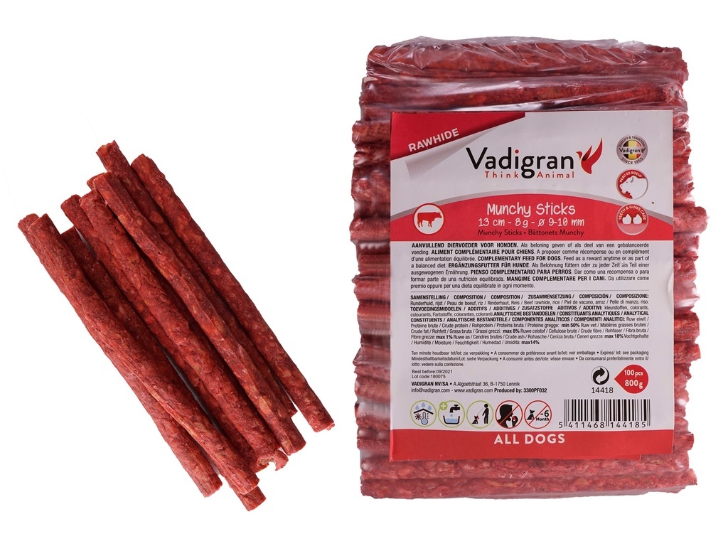 Vadigran Munchy Cigaret red 8g/13cmx9mm (100)