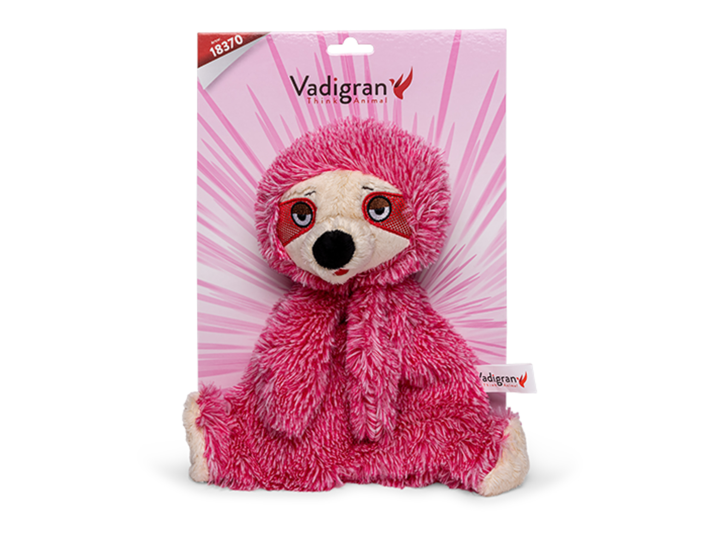 Vadigran Dog toy plush Crinkie sloth 26cm