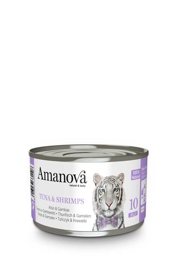 Amanova Canned Cat Tuna & Shrimps Jelly - 70g