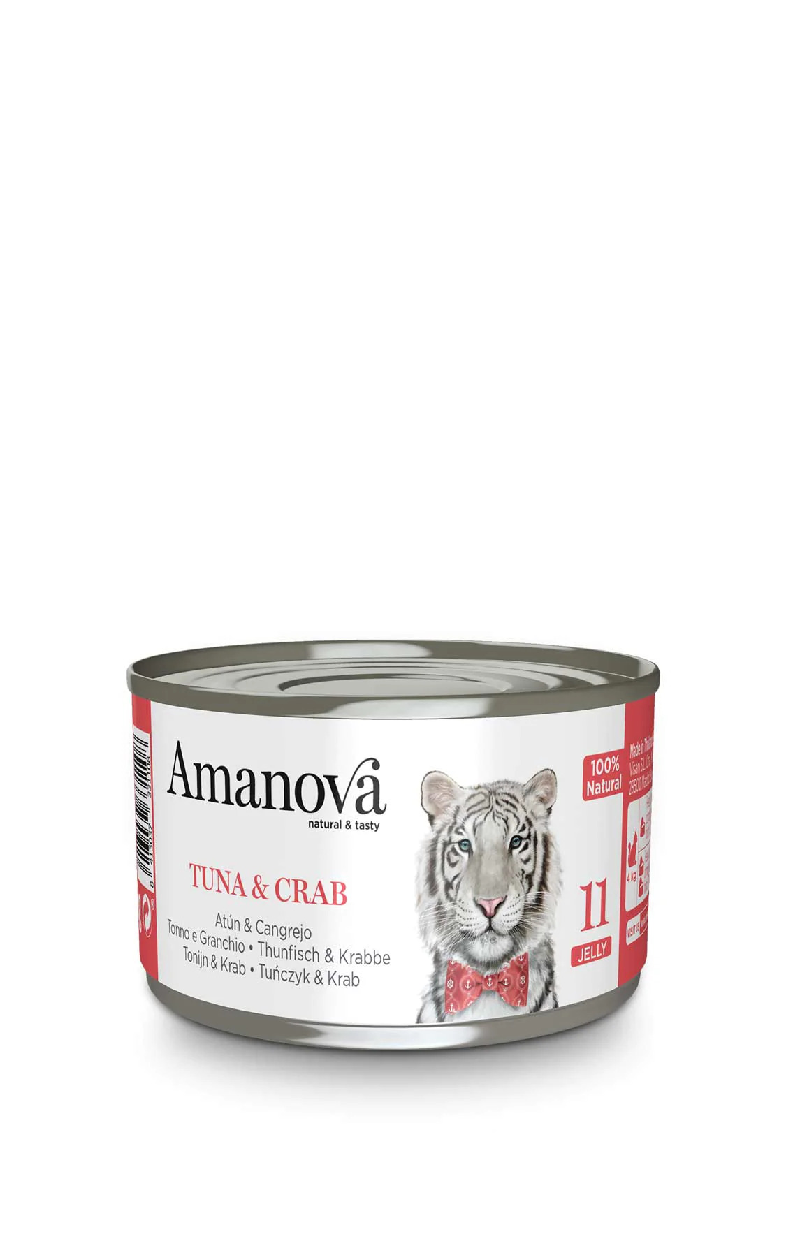 Amanova Canned Cat Tuna & Crab Jelly - 70g