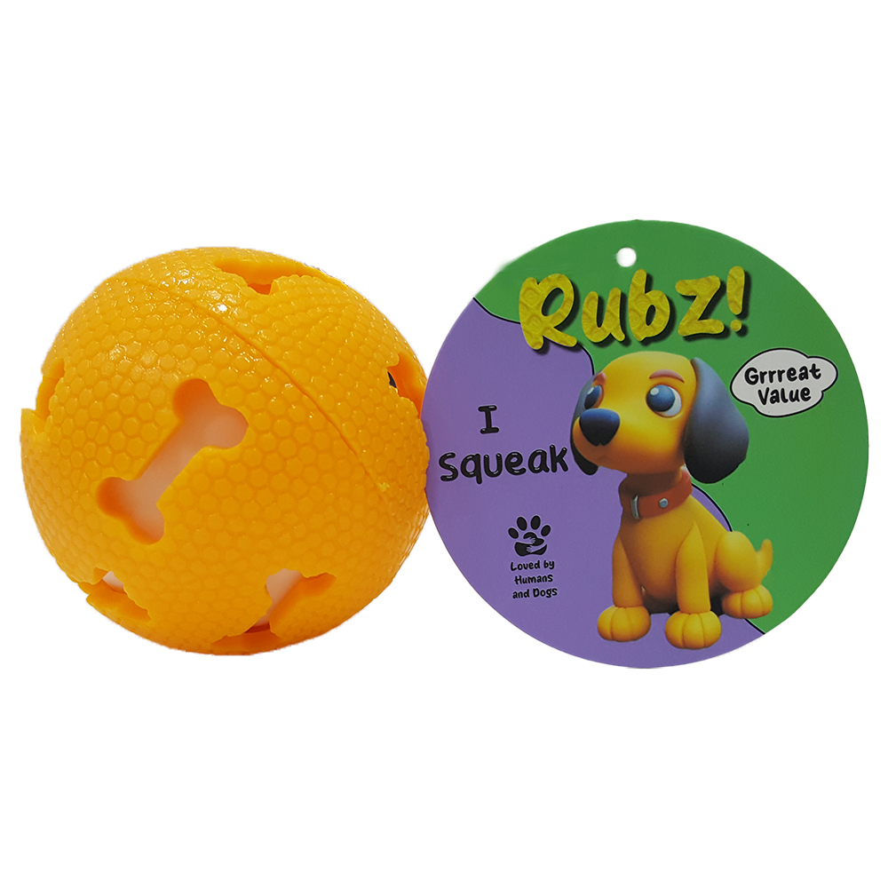 Rubz Peirced Grid Shiny Ball Assorted Colors - Dia 7.5cm