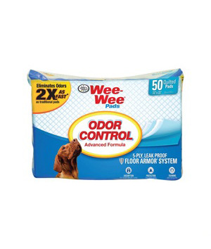 Four Paws Wee-Wee Odor Control Pads 50 count 22 and x 23 and