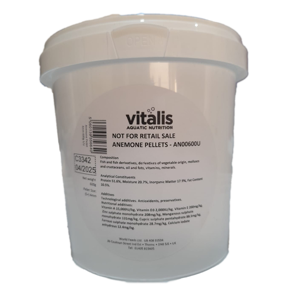 Vitalis Anemone Pellets 4mm (S+) 600g