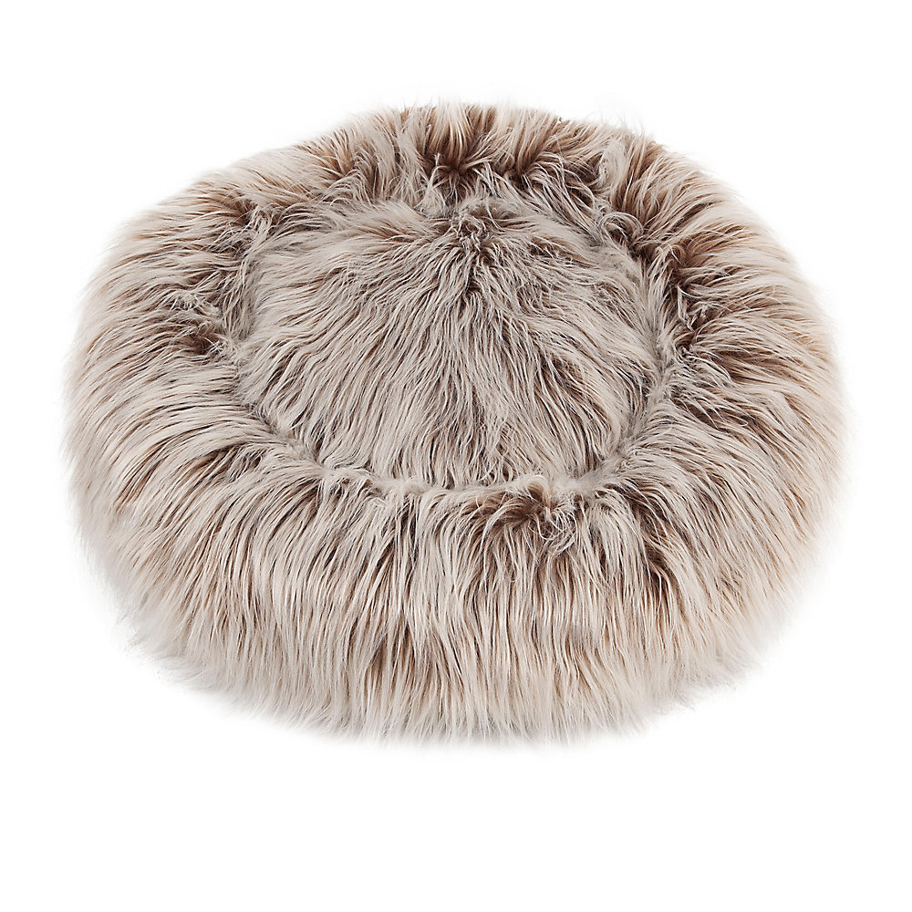 SNOOZZY GLAMPET DONUT FAUX FUR BED 26" 4pk