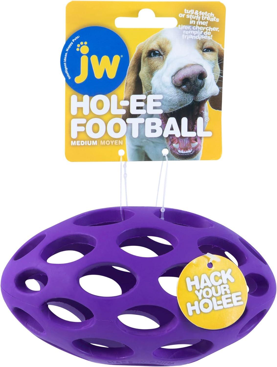 Jw Hol-Ee Football Medium - Multicolor - 1 Pc