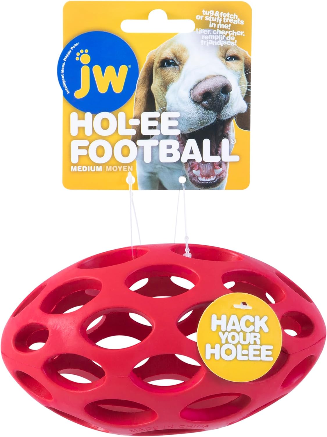 Jw Hol-Ee Football Medium - Multicolor - 1 Pc