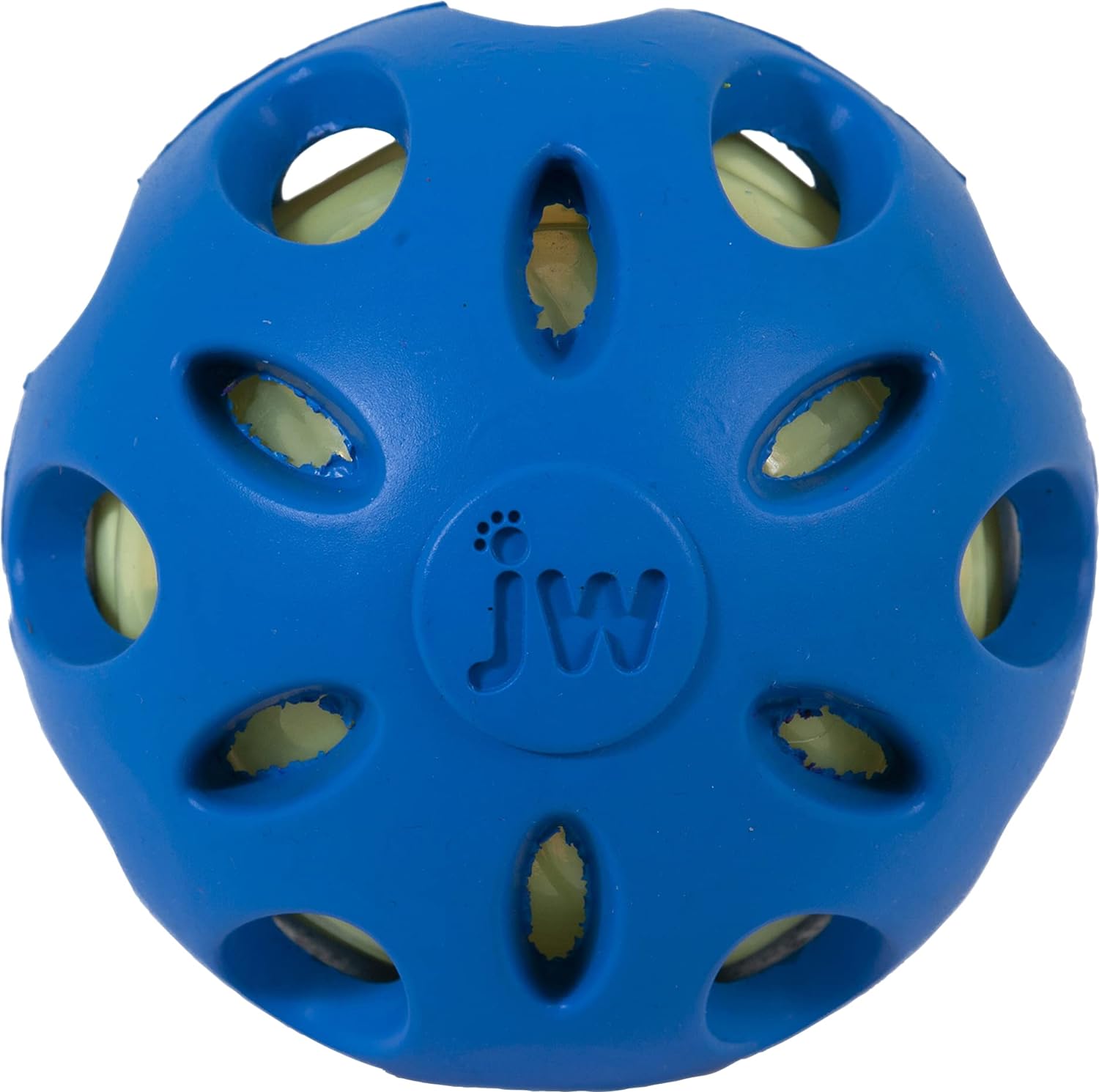 Jw Crackle Heads Crackle Ball Medium - Multicolor - 1pc