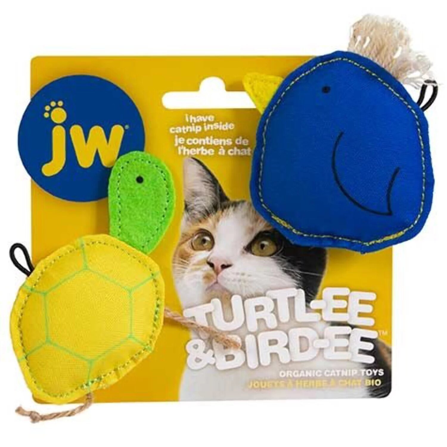 Jw Cat Bird-Ee & Turtl-Ee Catnip Combo