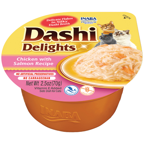 Inaba Cup Dashi Delights Chicken with Salmon - 70g
